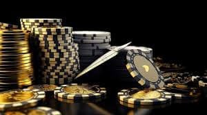 Dealer asianslot88 membagikan kartu di meja Live Blackjack dengan kamera multi-sudut